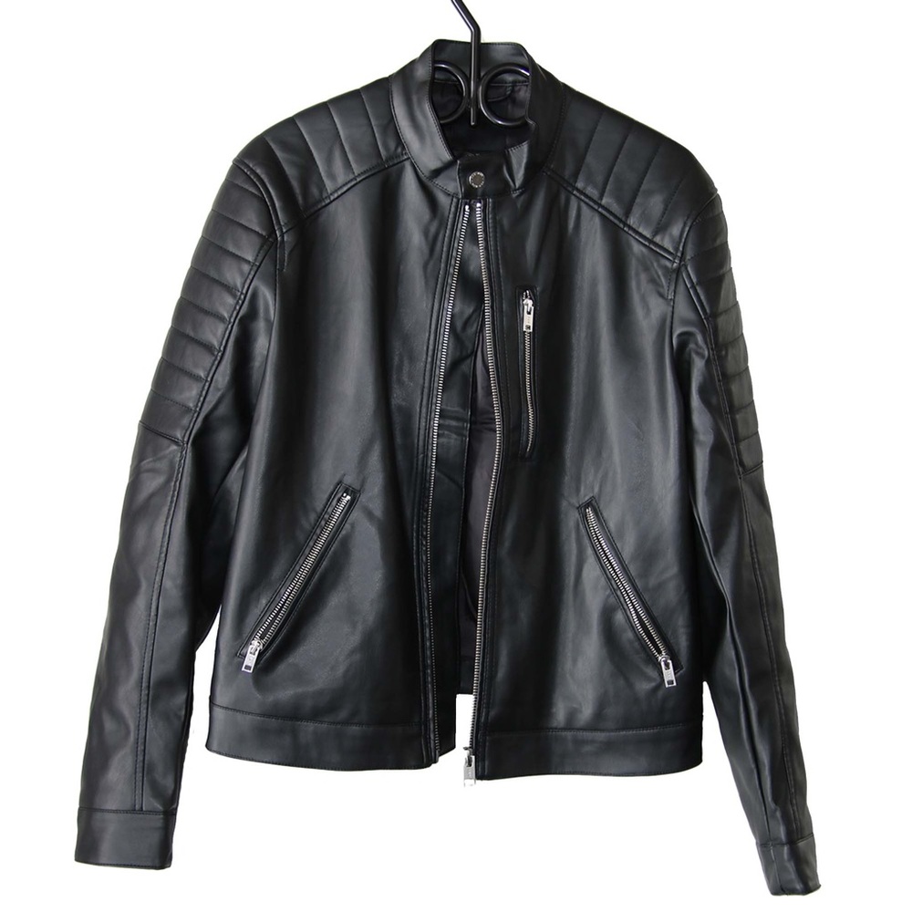H&M faux leather biker jacket